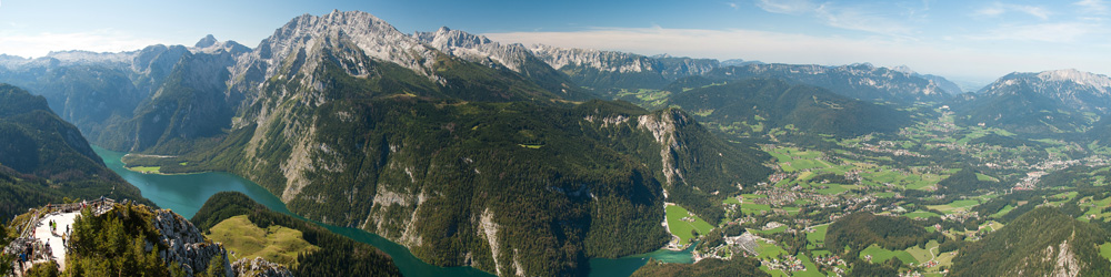 Alpen, Königssee, blauer Himmel