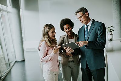 Group of international skilled workers in Germany