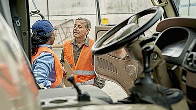 International professional drivers at work