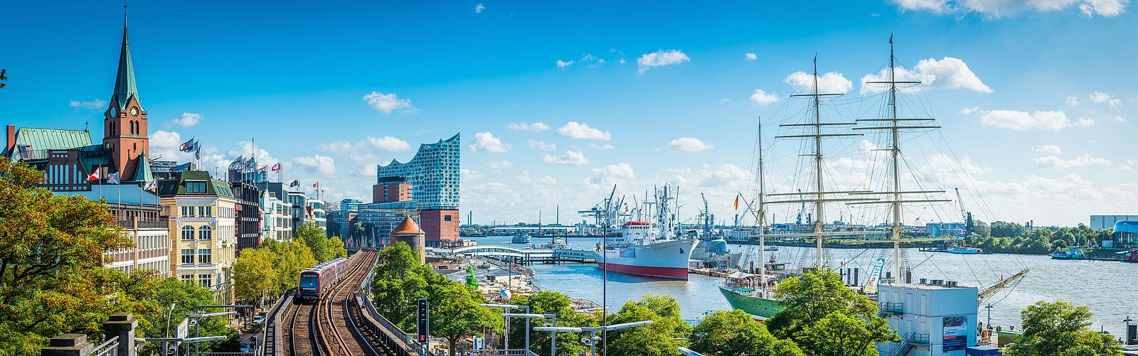 Skyline of Hamburg