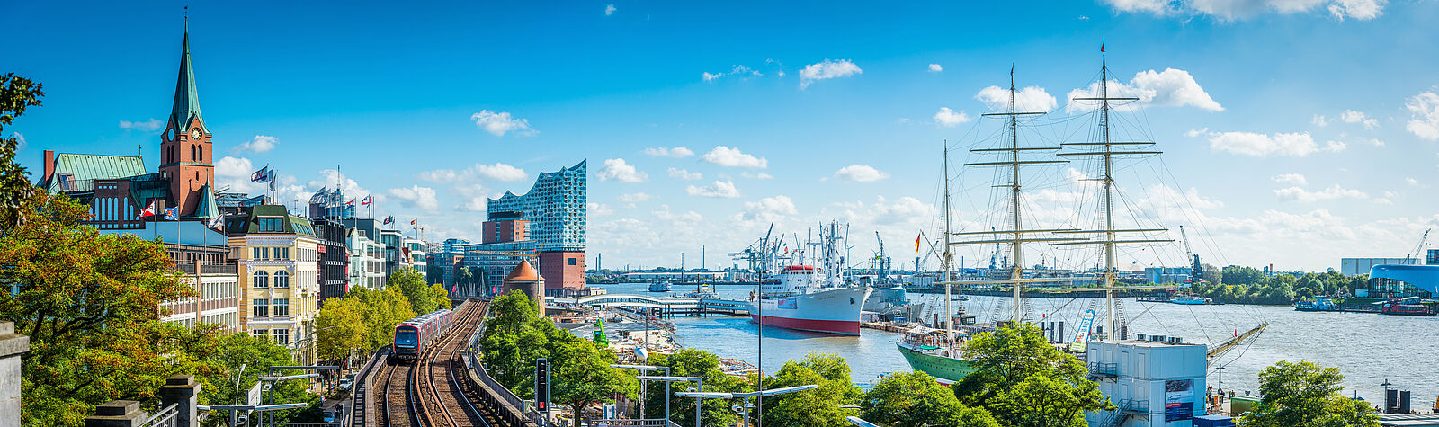 Paysage urbain de Hambourg