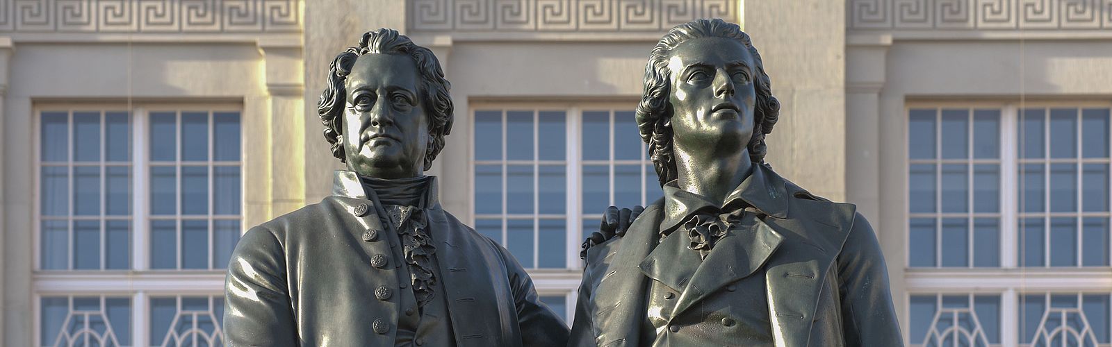 Denkmal Goethe und Schiller in Weimar