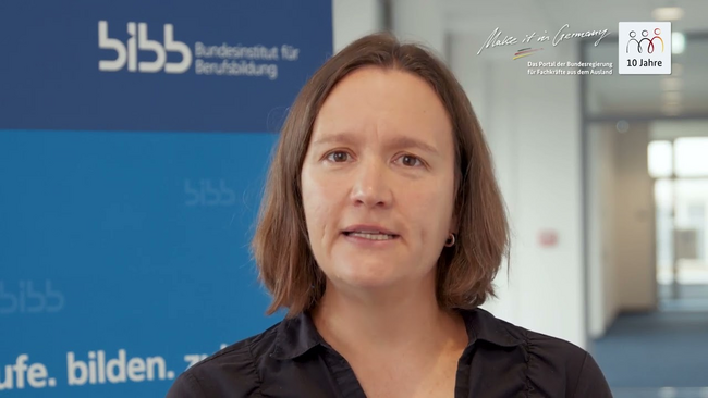 10 Jahre Make it in Germany: Statement von Johanna Elsässer (Fachportal Anerkennung in Deutschland)