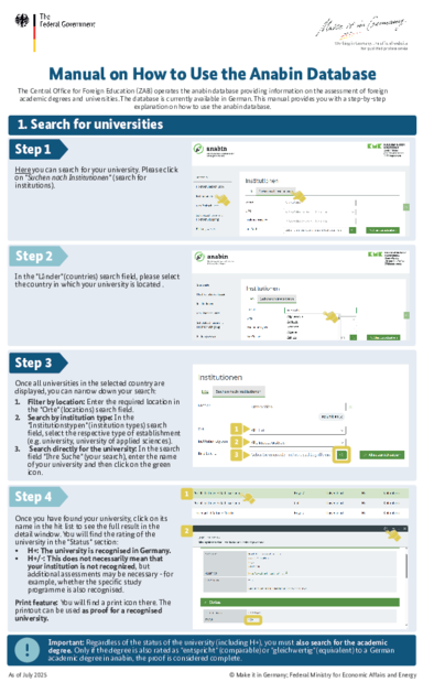Guide: Anabin database_EN