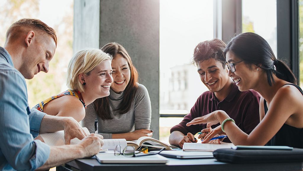 Grupo de estudiantes internacionales