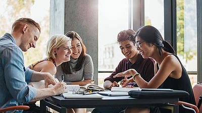 Grupo de estudiantes internacionales