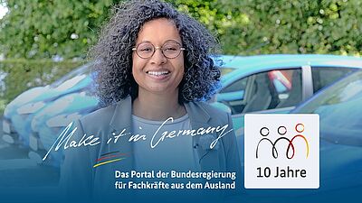 Arbeitgeberin Myra Mani über das Informationsportal - 10 Jahre Make it in Germany