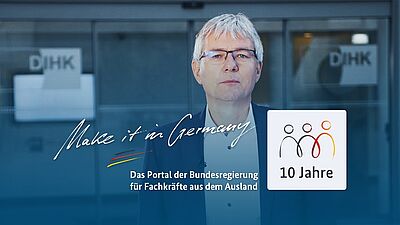 10 Jahre Make it in Germany - Statement von Dr. Achim Dercks (DIHK)